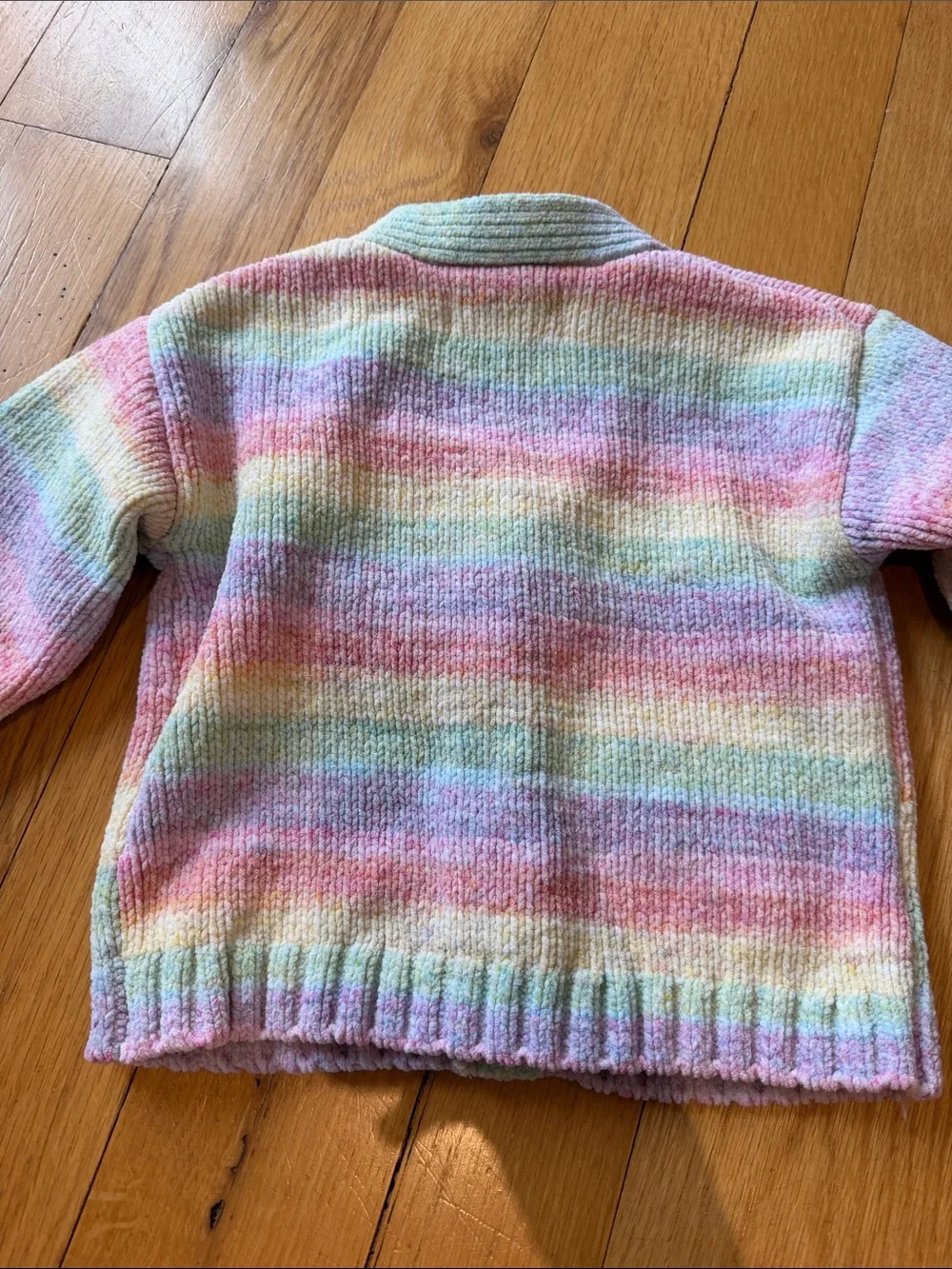 Old Navy Girls Textured Ombre Rainbow Cardigan Size 3T - C1-326